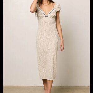 Lelis Collection Mariah Floral Midi Dress Women’s Size Small